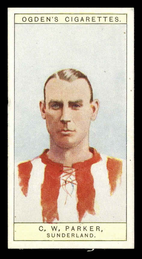 Ogden's - 'Captains of Association Football Clubs, & Colours' (1926) - #39 - C.W. Parker (Sunderland) Ogden's - 'Captains of Association Football Clubs, & Colours' (1926) - #39 - C.W. Parker (Sunderland)