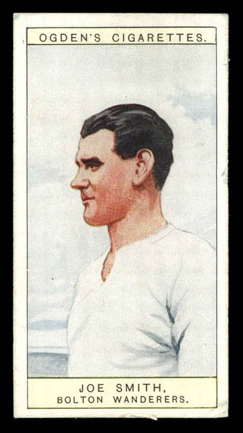 Ogden's - 'Captains of Association Football Clubs, & Colours' (1926) - #7 - Joe Smith (Bolton Wanderers) Ogden's - 'Captains of Association Football Clubs, & Colours' (1926) - #7 - Joe Smith (Bolton Wanderers)