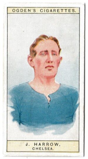 Ogden's - 'Captains of Association Football Clubs, & Colours' (1926) - Card #12 - J. Harrow (Chelsea) Ogden's - 'Captains of Association Football Clubs, & Colours' (1926) - Card #12 - J. Harrow (Chelsea)