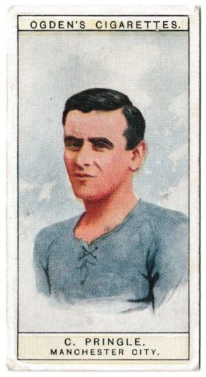 Ogden's - 'Captains of Association Football Clubs, & Colours' (1926) - Card #23 - C. Pringle (Manchester City) Ogden's - 'Captains of Association Football Clubs, & Colours' (1926) - Card #23 - C. Pringle (Manchester City)