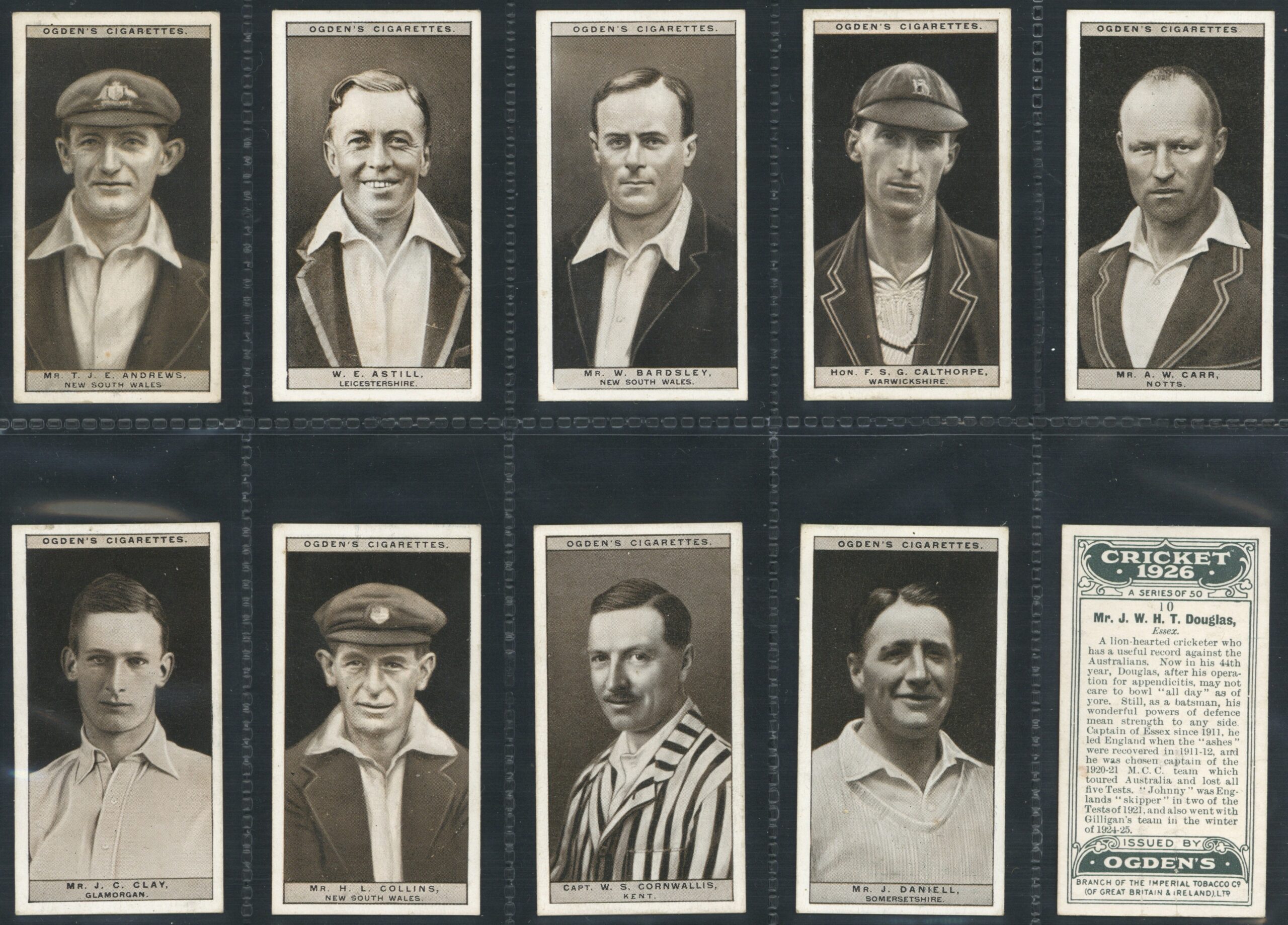 Ogden's - 'Cricket 1926' (1926) - Complete Set Ogden's - 'Cricket 1926' (1926) - Complete Set
