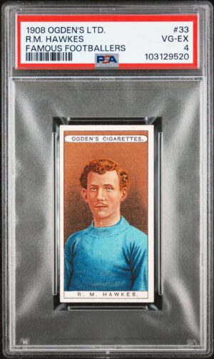 Ogden's - 'Famous Footballers' (1908) - R.M. Hawkes (Luton Town) **PSA4**