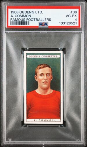 Ogden's - 'Famous Footballers' (1908) - A. Common (Middlesbrough) **PSA4**