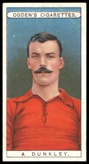 Ogden's - 'Famous Footballers' (1908) - A. Dunkley (Blackpool) Ogden's - 'Famous Footballers' (1908) - A. Dunkley (Blackpool)