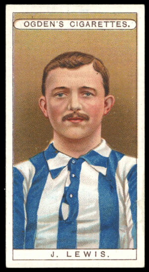 Ogden's - 'Famous Footballers' (1908) - J. Lewis (Brighton & Hove Albion)