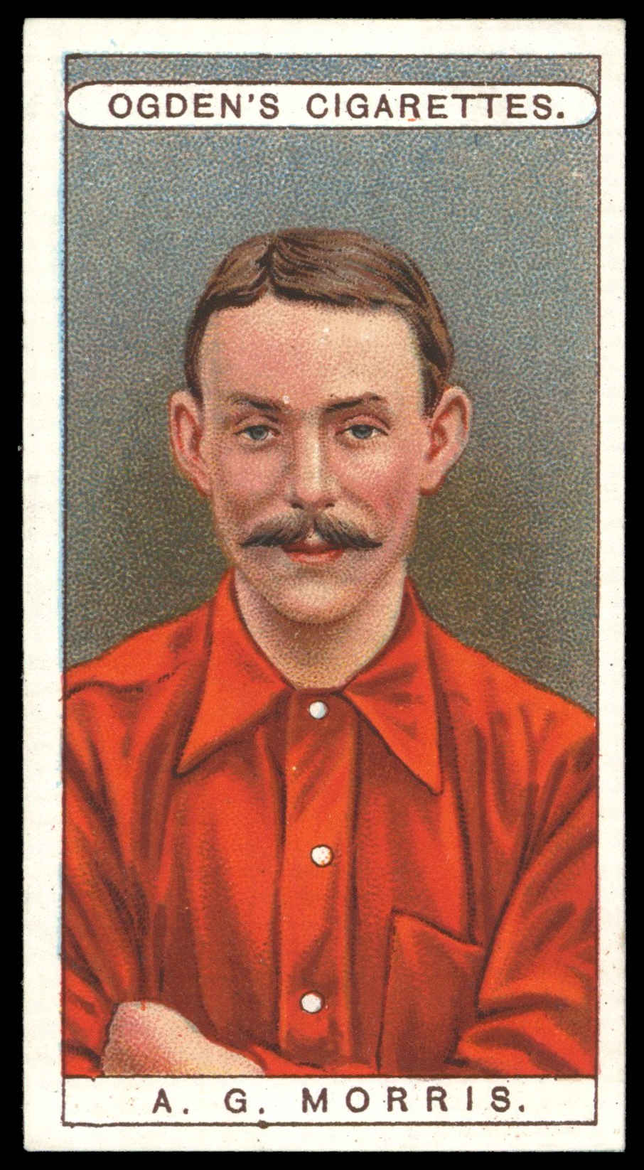 Ogden's - 'Famous Footballers' (1908) - A.G. Morris (Nottingham Forest) Ogden's - 'Famous Footballers' (1908) - A.G. Morris (Nottingham Forest)