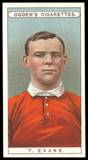 Ogden's - 'Famous Footballers' (1908) - T. Evans (Llanelly)