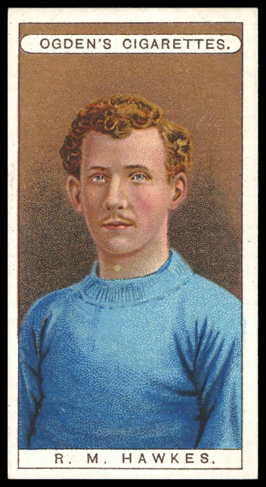 Ogden's - 'Famous Footballers' (1908) - R.M. Hawkes (Luton Town) Ogden's - 'Famous Footballers' (1908) - R.M. Hawkes (Luton Town)