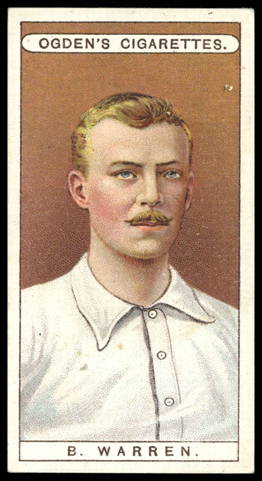 Ogden's - 'Famous Footballers' (1908) - B. Warren (Derby County) Ogden's - 'Famous Footballers' (1908) - B. Warren (Derby County)