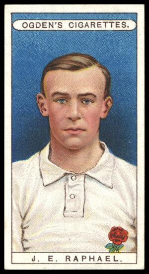 Ogden's - 'Famous Footballers' (1908) - J.E. Raphael (Old Merchant Taylors)