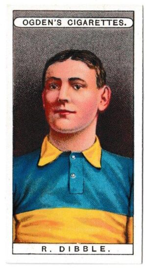 Ogden's - 'Famous Footballers' (1908) - Card #15 - R. Dibble (Bridgwater Albion)
