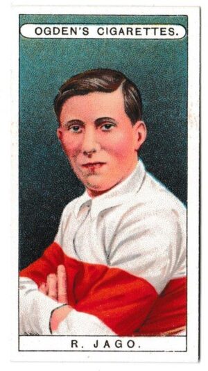 Ogden's - 'Famous Footballers' (1908) - Card #18 - R. Jago (Devon Albion)