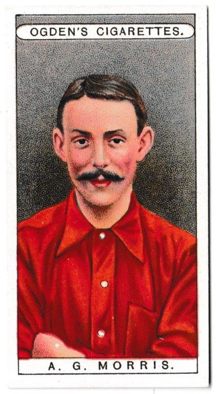 Ogden's - 'Famous Footballers' (1908) - Card #21 - A.G. Morris (Nottingham Forest) Ogden's - 'Famous Footballers' (1908) - Card #21 - A.G. Morris (Nottingham Forest)