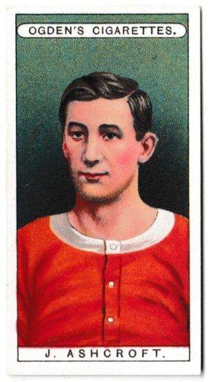 Ogden's - 'Famous Footballers' (1908) - Card #22 - J. Ashcroft (Woolwich Arsenal)