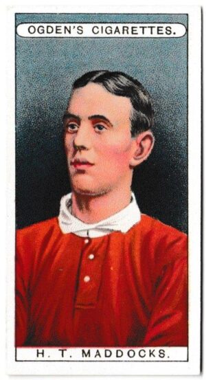 Ogden's - 'Famous Footballers' (1908) - Card #23 - H.T. Maddocks (London Welsh)