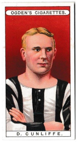 Ogden's - 'Famous Footballers' (1908) - Card #26 - D. Cunliffe (Portsmouth)