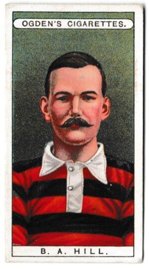 Ogden's - 'Famous Footballers' (1908) - Card #27 - B.A. Hill (Blackheath)