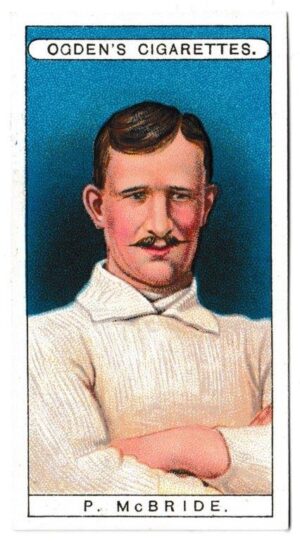 Ogden's - 'Famous Footballers' (1908) - Card #34 - P. McBride (Preston North End)