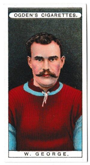Ogden's - 'Famous Footballers' (1908) - Card #4 - W. George (Aston Villa)