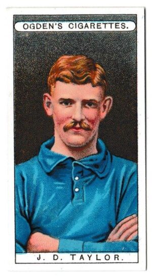 Ogden's - 'Famous Footballers' (1908) - Card #9 - J.D. Taylor (Everton)