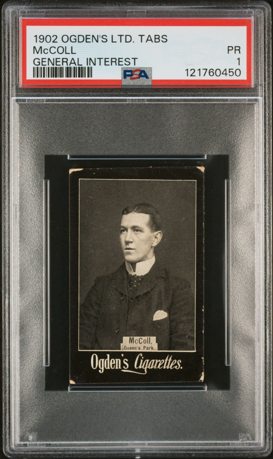 Ogden's - 'General Interest. C. Plain Backs. (Football)' (1902) - McColl (Queens Park) **PSA1** Ogden's - 'General Interest. C. Plain Backs. (Football)' (1902) - McColl (Queens Park) **PSA1**