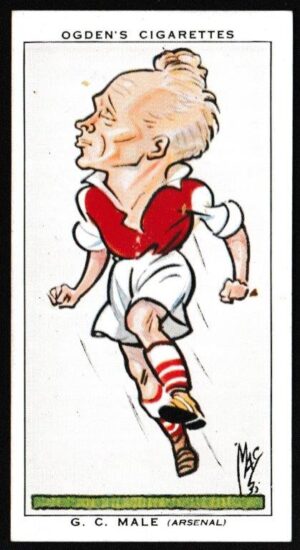 Ogden's - 'Football Caricatures' (1935) - G.C. Male (Arsenal)