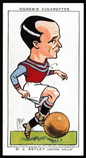 Ogden's - 'Football Caricatures' (1935) - D.J. Astley (Aston Villa)