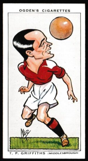 Ogden's - 'Football Caricatures' (1935) - T.P. Griffiths (Middlesbrough)