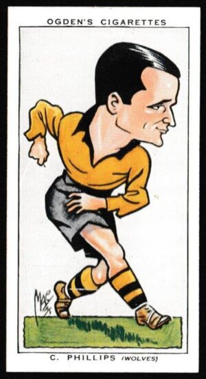 Ogden's - 'Football Caricatures' (1935) - C. Phillips (Wolves)