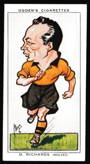 Ogden's - 'Football Caricatures' (1935) - D. Richards (Wolves)