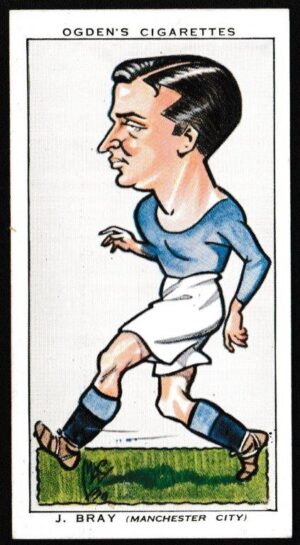 Ogden's - 'Football Caricatures' (1935) - J. Bray (Manchester City)