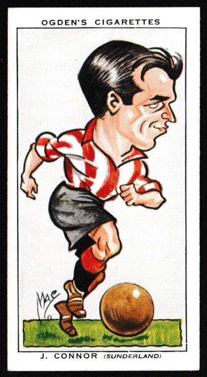 Ogden's - 'Football Caricatures' (1935) - J. Connor (Sunderland) Ogden's - 'Football Caricatures' (1935) - J. Connor (Sunderland)