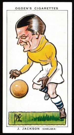 Ogden's - 'Football Caricatures' (1935) - J. Jackson (Chelsea)