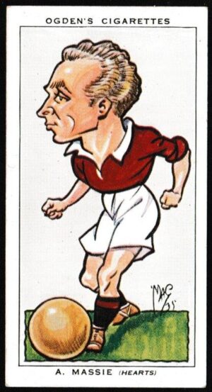 Ogden's - 'Football Caricatures' (1935) - A. Massie (Hearts)