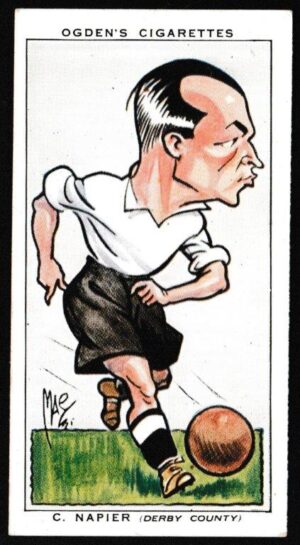 Ogden's - 'Football Caricatures' (1935) - C. Napier (Derby County)