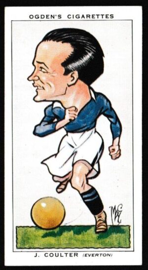 Ogden's - 'Football Caricatures' (1935) - J. Coulter (Everton)