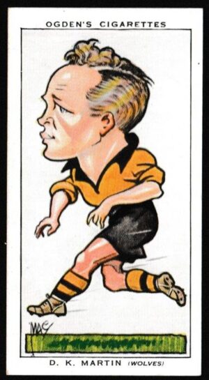 Ogden's - 'Football Caricatures' (1935) - D.K. Martin (Wolves)