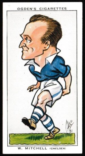 Ogden's - 'Football Caricatures' (1935) - W. Mitchell (Chelsea)