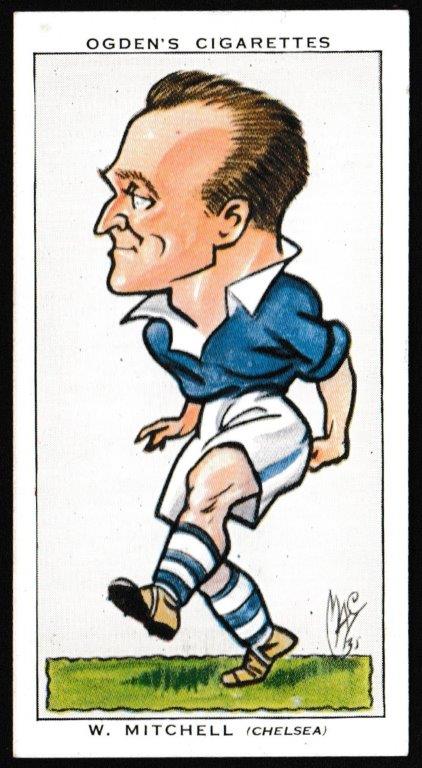 Ogden's - 'Football Caricatures' (1935) - W. Mitchell (Chelsea) Ogden's - 'Football Caricatures' (1935) - W. Mitchell (Chelsea)