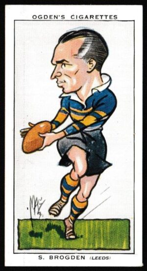 Ogden's - 'Football Caricatures' (1935) - S. Brogden (Leeds)