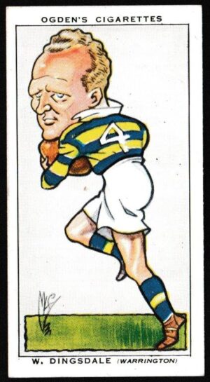 Ogden's - 'Football Caricatures' (1935) - W. Dingsdale (Warrington)