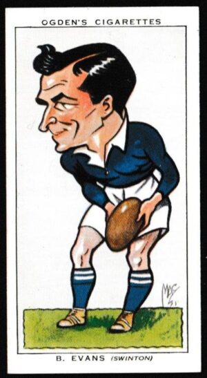 Ogden's - 'Football Caricatures' (1935) - B. Evans (Swinton)