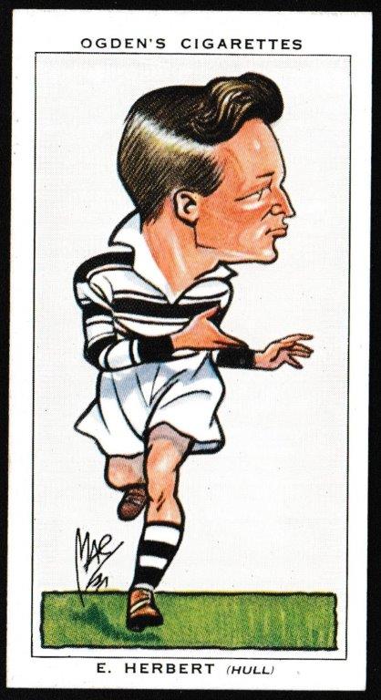 Ogden's - 'Football Caricatures' (1935) - E. Herbert (Hull) Ogden's - 'Football Caricatures' (1935) - E. Herbert (Hull)