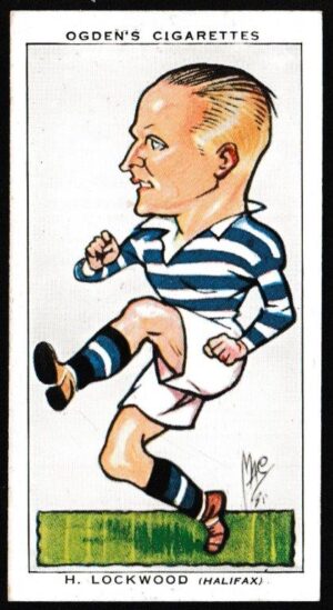 Ogden's - 'Football Caricatures' (1935) - H. Lockwood (Halifax)