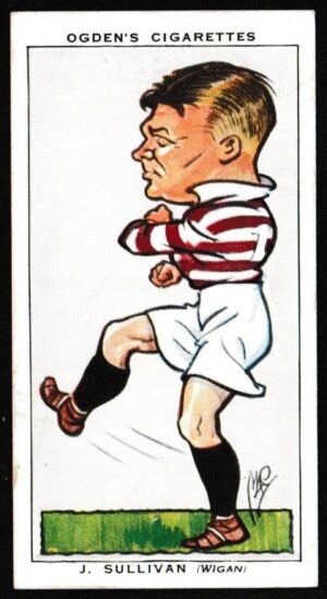Ogden's - 'Football Caricatures' (1935) - J. Sullivan (Wigan)