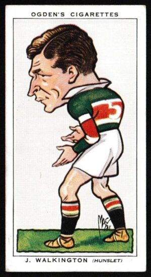 Ogden's - 'Football Caricatures' (1935) - J. Walkington (Hunslet)