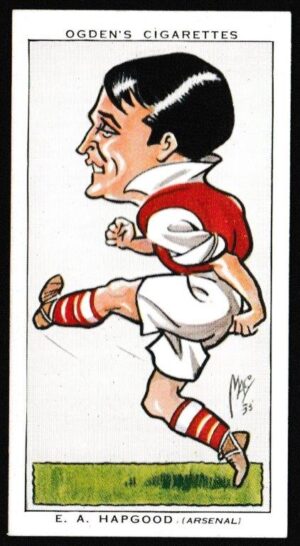 Ogden's - 'Football Caricatures' (1935) - E.A. Hapgood (Arsenal)