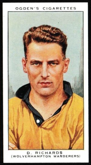 Ogden's - 'Football Club Captains' (1935) - D. Richards (Wolves)