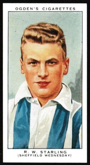 Ogden's - 'Football Club Captains' (1935) - R.W. Starling (Sheffield Weds)