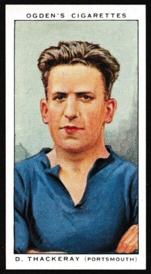 Ogden's - 'Football Club Captains' (1935) - D. Thackeray (Portsmouth)
